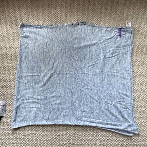 Seraphine nursing scarf. Blue melange. OS